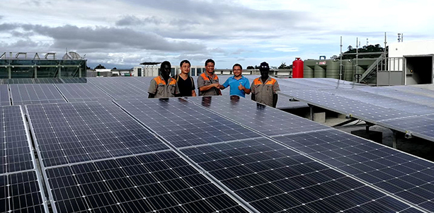  50KW  Comercial Sistema de energía solar en la azotea fuera de la red en Filipinas