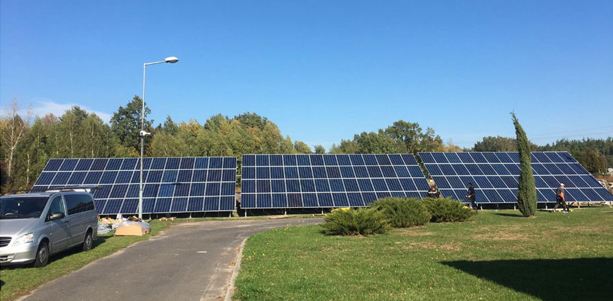  60KW Uso doméstico en el sistema de energía solar de la red en Polonia