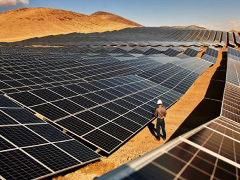 Proyecto solar de 61 MW que abastece de energía al centro de datos de Apple en Nevada